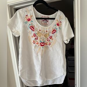 Johnny Was Linen Blouse